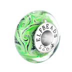 Elfbeads Ghostly Spellfire green glass Bead by The Alternative Bead. Your official Elfbeads Retailer from Germany