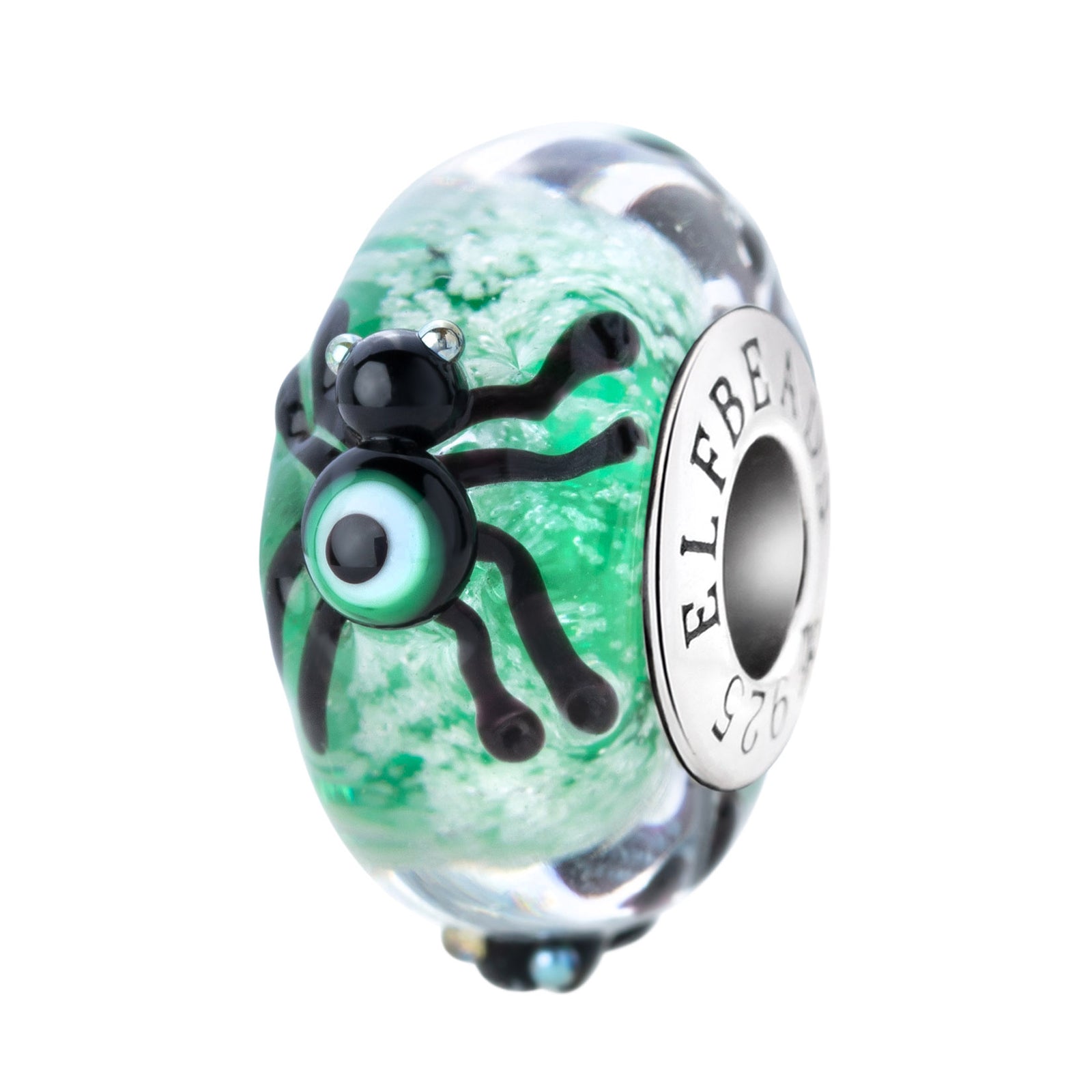 Elfbeads Ghostly Watcher Starlight  glass Bead by The Alternative Bead. Your official Elfbeads Retailer from Germany