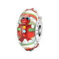 Elfbeads Gingerman Wonderland silver; red glass Bead by The Alternative Bead. Your official Elfbeads Retailer from Germany