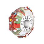 Elfbeads Gingerman Wonderland silver; red glass Bead by The Alternative Bead. Your official Elfbeads Retailer from Germany