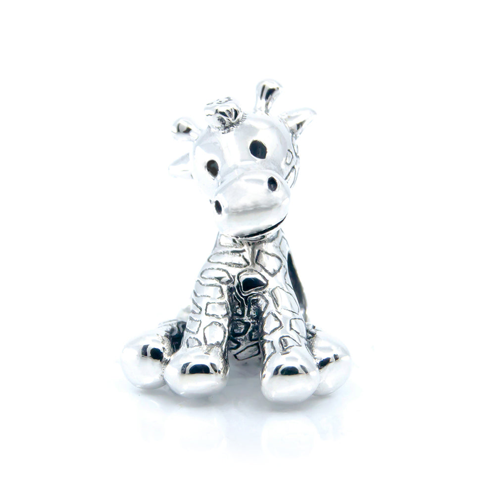 The Alternative Bead: Aurora Charm - Patch the Giraffe Charm Sterling Silver Charm Picture 1