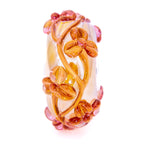 Elfbeads Gold Oil Light Mauve Flowertwig gold; pink glass Bead by The Alternative Bead. Your official Elfbeads Retailer from Germany