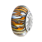Elfbeads Golden White Tiger  glass Bead by The Alternative Bead. Your official Elfbeads Retailer from Germany