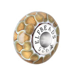 Elfbeads Golden Dragon Scales silver glass Bead by The Alternative Bead. Your official Elfbeads Retailer from Germany