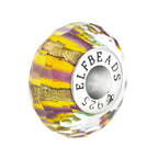 Elfbeads Golden Lane Fractal yellow; purple; gold glass Bead by The Alternative Bead. Your official Elfbeads Retailer from Germany