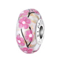 Elfbeads Golden Sakura Breeze silver glass Bead by The Alternative Bead. Your official Elfbeads Retailer from Germany