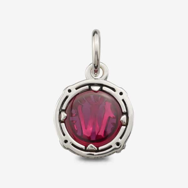 Praan Good Or Wicked-W-Simply Love Charm silver; pink sterling-silver; crystal Dangle by The Alternative Bead. Your official Praan Retailer from Germany
