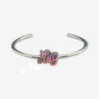 Praan Gradient Shaded Hug Charm silver; pink sterling-silver; enamel Bead by The Alternative Bead. Your official Praan Retailer from Germany