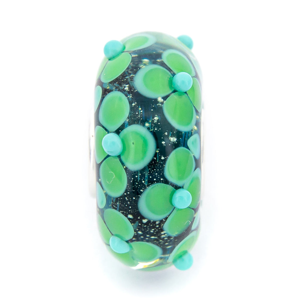 Elfbeads Grass Fantasy Flowerfield green glass Bead by The Alternative Bead. Your official Elfbeads Retailer from Germany