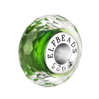 Elfbeads Grass Green Fractal green glass Bead by The Alternative Bead. Your official Elfbeads Retailer from Germany