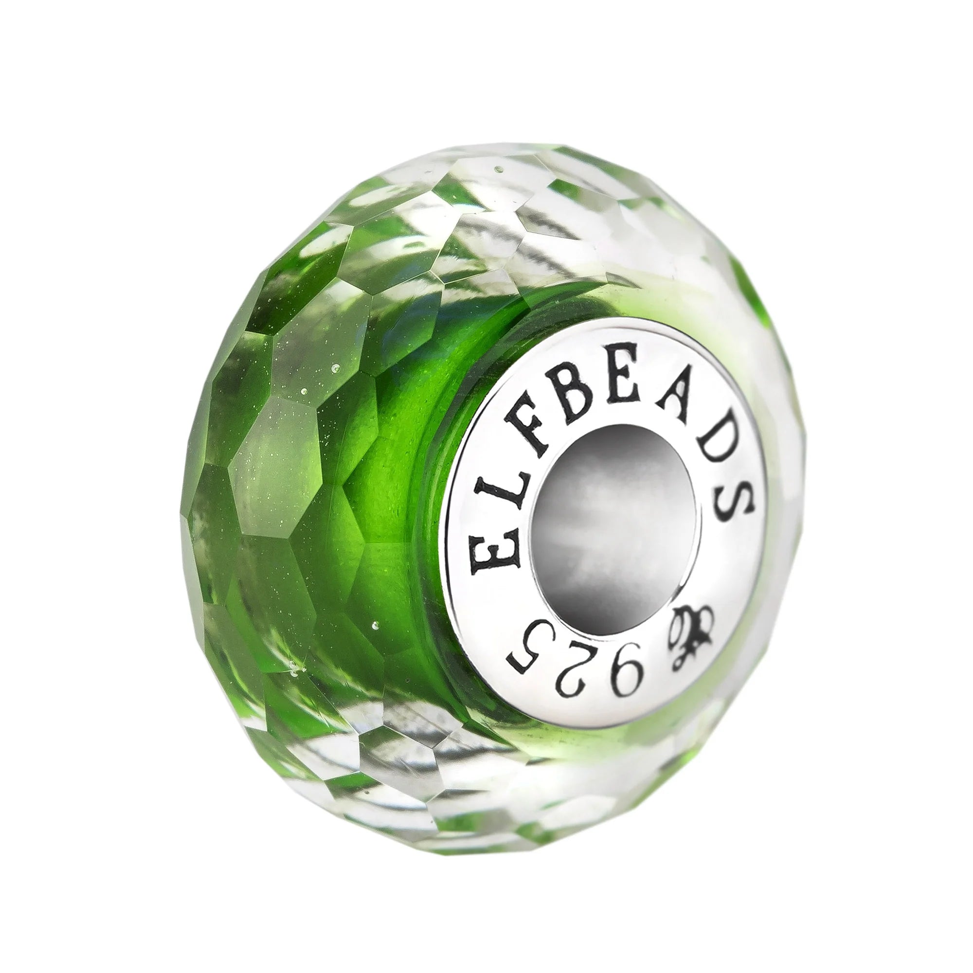 Elfbeads Grass Green Fractal green glass Bead by The Alternative Bead. Your official Elfbeads Retailer from Germany