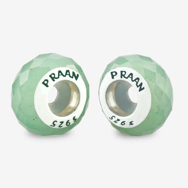 Praan Green Aventurine Stopper Charms green natural-stone Stopper by The Alternative Bead. Your official Praan Retailer from Germany