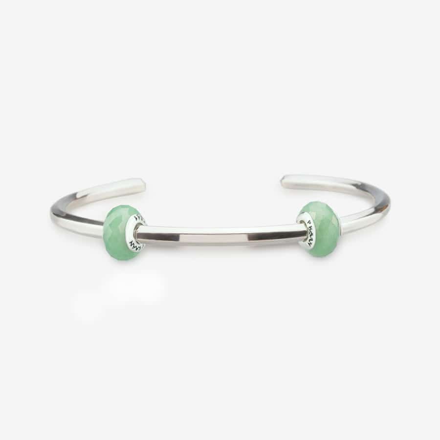 Praan Green Aventurine Stopper Charms green natural-stone Stopper by The Alternative Bead. Your official Praan Retailer from Germany