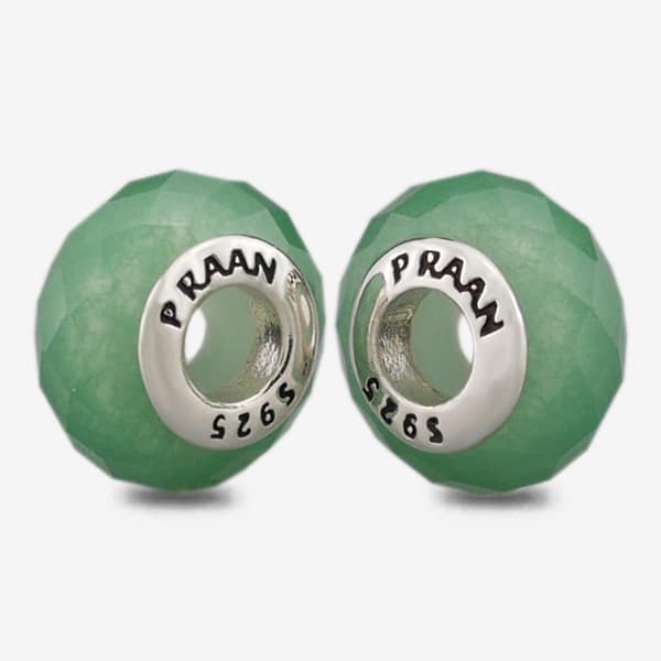 Praan Green Aventurine Stopper Charms green natural-stone Stopper by The Alternative Bead. Your official Praan Retailer from Germany