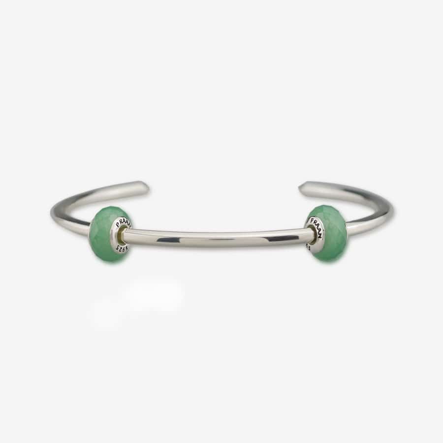 Praan Green Aventurine Stopper Charms green natural-stone Stopper by The Alternative Bead. Your official Praan Retailer from Germany