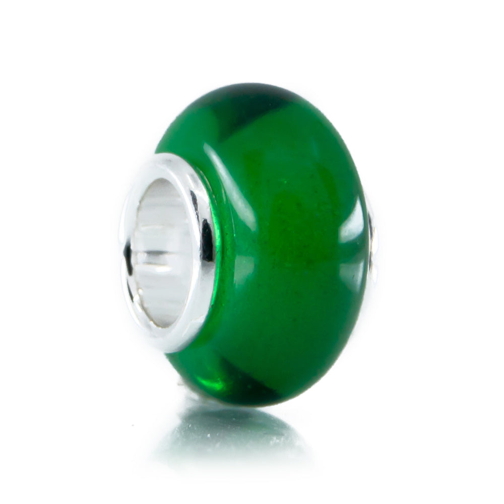 Aurora Charm Deep Green Glass Spacer green glass Spacer by The Alternative Bead. Your official Aurora Charm Retailer from Germany