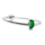 Aurora Charm Deep Green Glass Spacer green glass Spacer by The Alternative Bead. Your official Aurora Charm Retailer from Germany