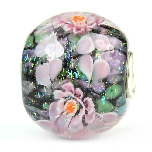 Elfbeads Heritage Flowerpainting  glass Bead by The Alternative Bead. Your official Elfbeads Retailer from Germany
