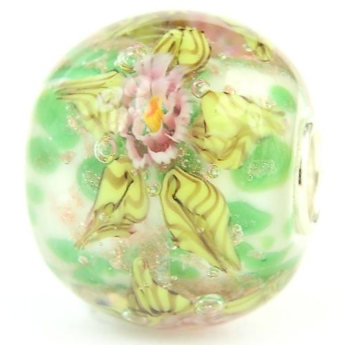  Elfbeads High Summer Art Flower Painting LE Charm by The Alternative Bead 