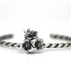VIP-CHARMS 3 Flowers Charm Bead silver sterling-silver Spacer by The Alternative Bead. Your official VIP-CHARMS Retailer from Germany