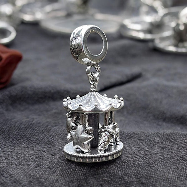 VIP-CHARMS Cute Carousel Charm silver sterling-silver Dangle by The Alternative Bead. Your official VIP-CHARMS Retailer from Germany