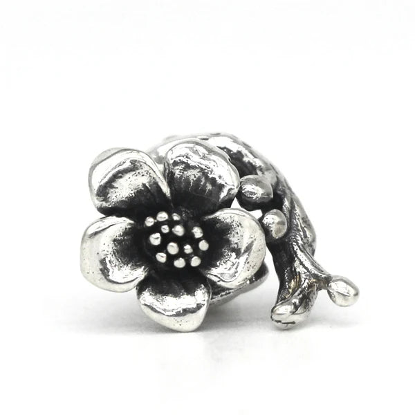 VIP-CHARMS Flower Stopper Charm Bead silver sterling-silver Stopper by The Alternative Bead. Your official VIP-CHARMS Retailer from Germany