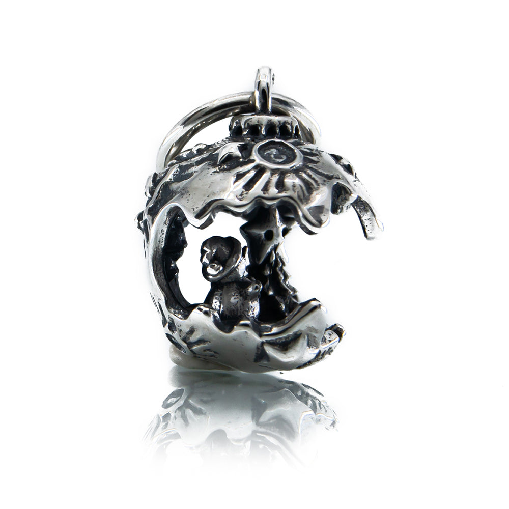 Aurora Charm Happy Christmas Ornament Charm silver sterling-silver Bead by The Alternative Bead. Your official Aurora Charm Retailer from Germany