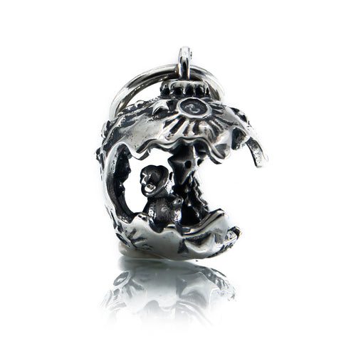 Aurora Charm Happy Christmas Ornament Charm silver sterling-silver Bead by The Alternative Bead. Your official Aurora Charm Retailer from Germany