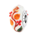 Elfbeads Harvest Song white; orange glass Bead by The Alternative Bead. Your official Elfbeads Retailer from Germany