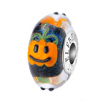 Elfbeads Haunted Harvest black; white; orange glass Bead by The Alternative Bead. Your official Elfbeads Retailer from Germany