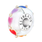 Elfbeads Heartlight Rainbow silver glass Bead by The Alternative Bead. Your official Elfbeads Retailer from Germany