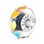 Elfbeads Heartstorm Rainbow silver glass Bead by The Alternative Bead. Your official Elfbeads Retailer from Germany