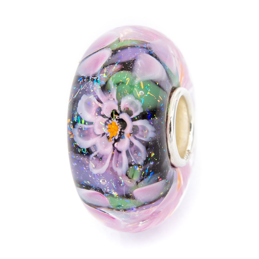 Elfbeads Heritage Flowerpainting Donut  glass Bead by The Alternative Bead. Your official Elfbeads Retailer from Germany