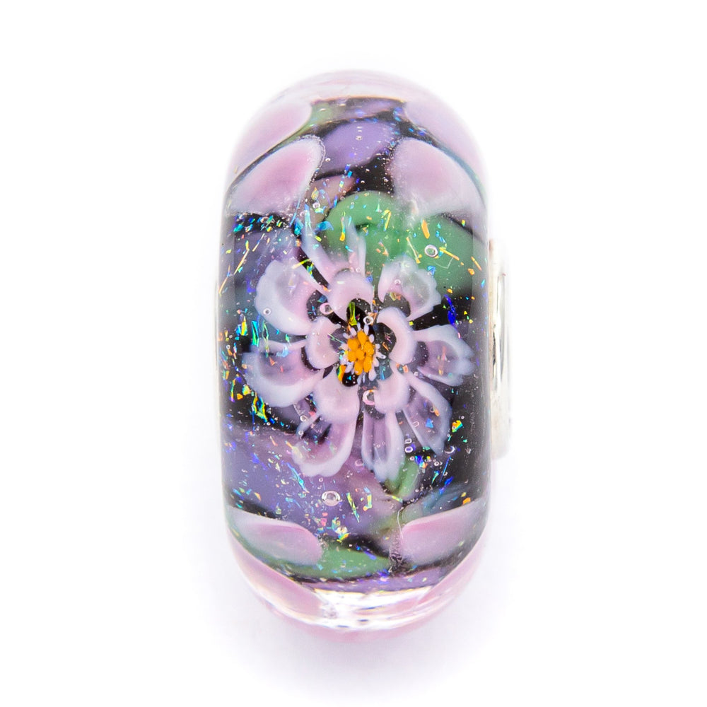Elfbeads Heritage Flowerpainting Donut  glass Bead by The Alternative Bead. Your official Elfbeads Retailer from Germany