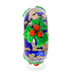Elfbeads Holly Leaves Golddust  glass Bead by The Alternative Bead. Your official Elfbeads Retailer from Germany