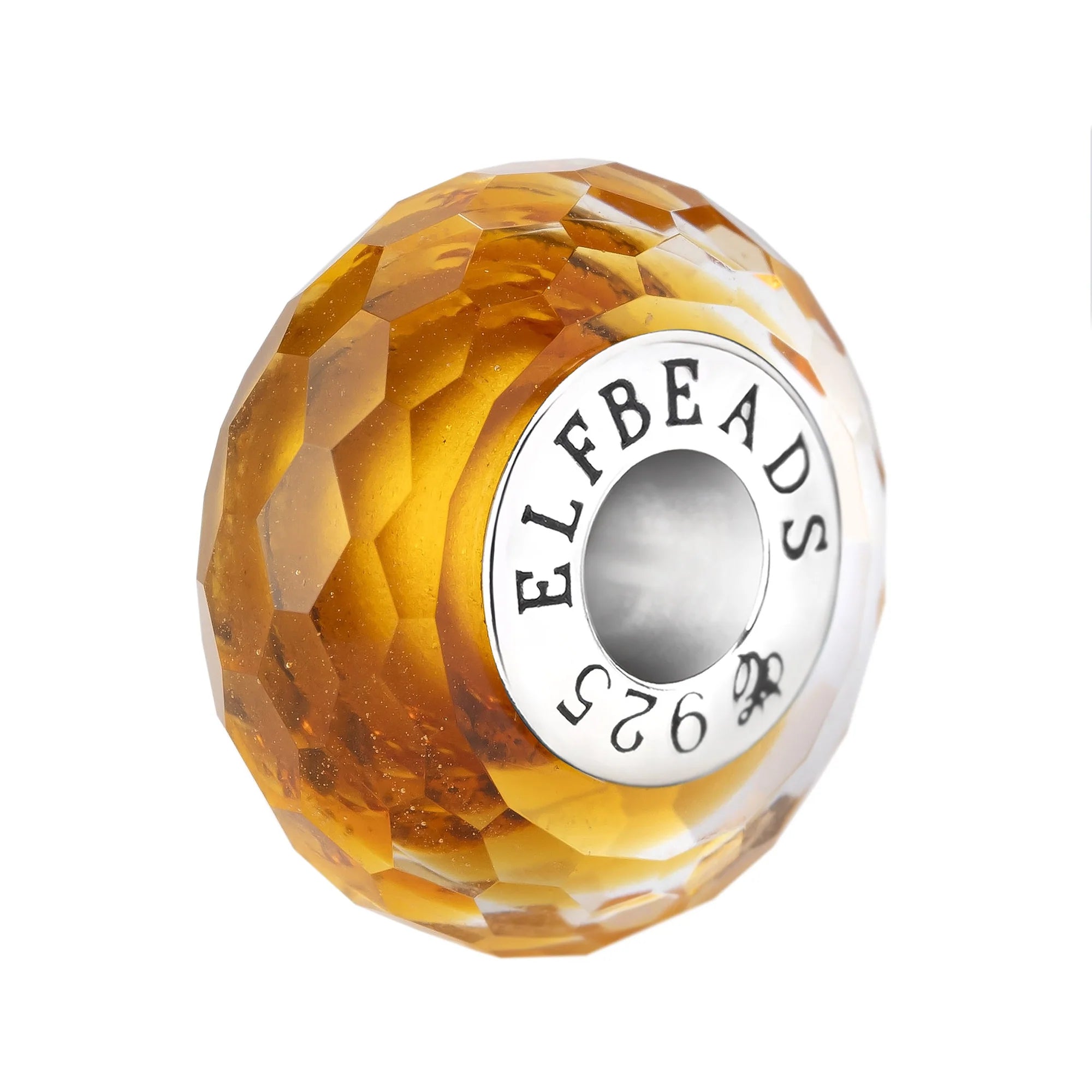 Elfbeads Honey Fractal orange glass Bead by The Alternative Bead. Your official Elfbeads Retailer from Germany
