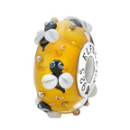 Elfbeads Honeybee Harmony yellow glass Bead by The Alternative Bead. Your official Elfbeads Retailer from Germany