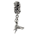 Elfbeads Hummingbird Flower Dangle silver sterling-silver Dangle by The Alternative Bead. Your official Elfbeads Retailer from Germany
