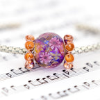 Elfbeads Cherry Blossom Shimmering Fantasy World Fractal  glass Bead by The Alternative Bead. Your official Elfbeads Retailer from Germany