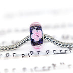 Elfbeads Night Magic Blossom Golddust  glass Bead by The Alternative Bead. Your official Elfbeads Retailer from Germany