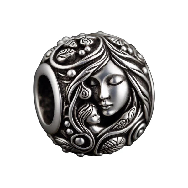 VIP-CHARMS Mother Nature Bead silver sterling-silver Bead by The Alternative Bead. Your official VIP-CHARMS Retailer from Germany