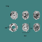 VIP-CHARMS Alice Bead silver sterling-silver Bead by The Alternative Bead. Your official VIP-CHARMS Retailer from Germany