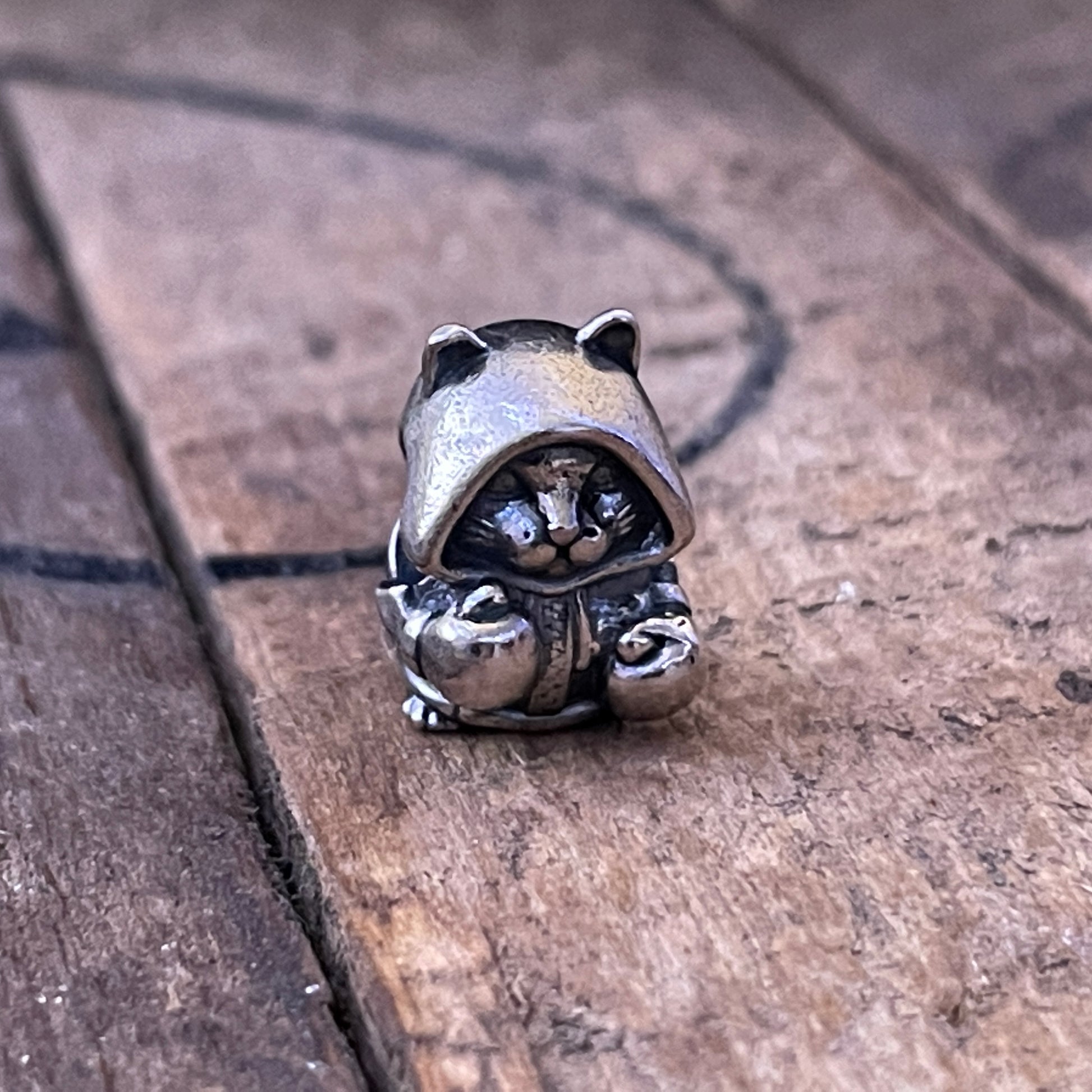 OHM Beads OCTO: OHM Kitty Kingdom  sterling-silver Bead The Alternative Bead