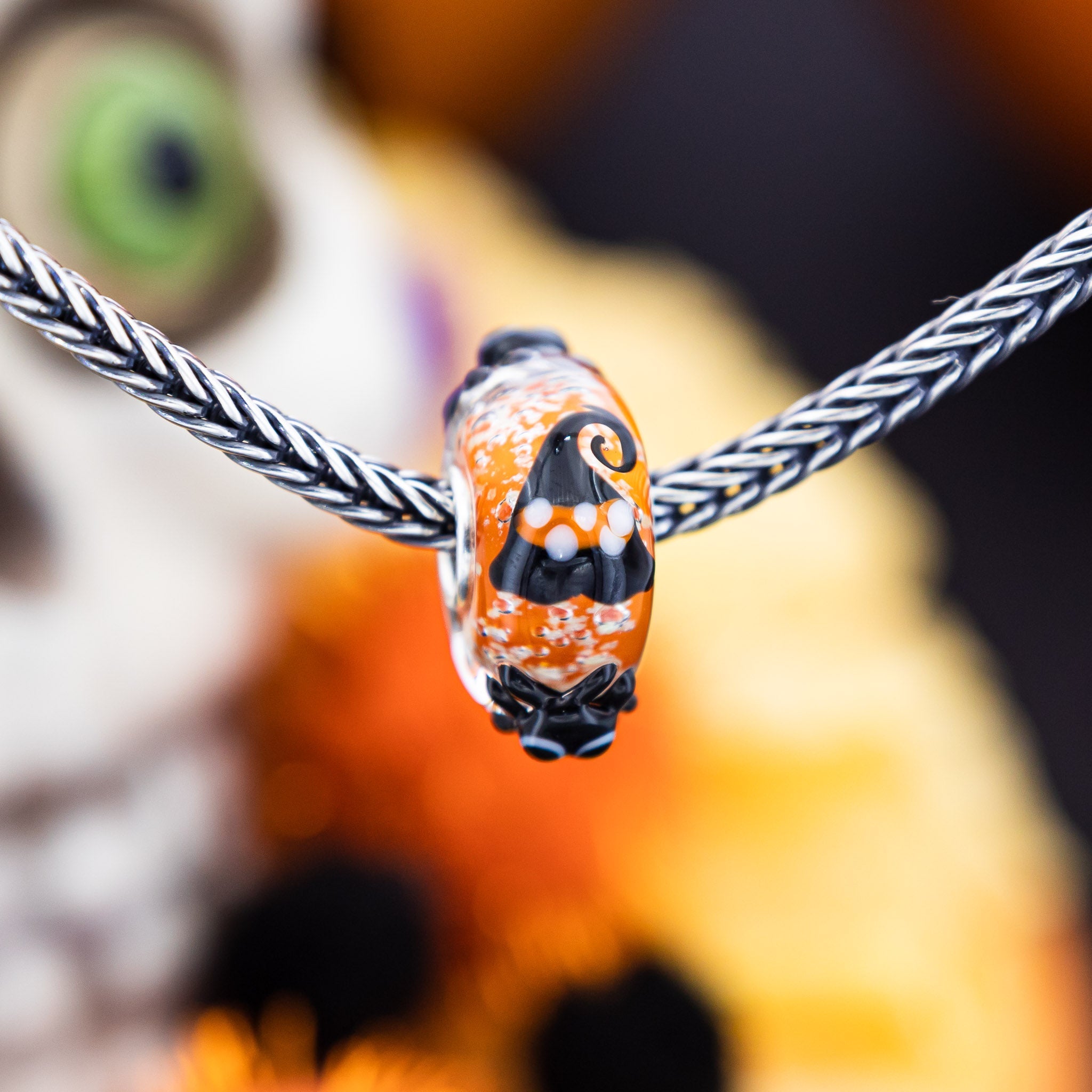 Elfbeads Halloween Witchcraft Starlight  glass Bead by The Alternative Bead. Your official Elfbeads Retailer from Germany