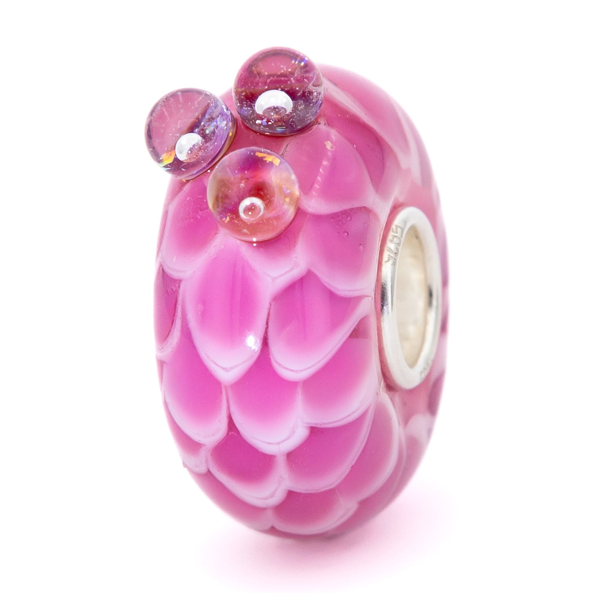 Elfbeads Soft Strawberry Scales  glass Bead by The Alternative Bead. Your official Elfbeads Retailer from Germany