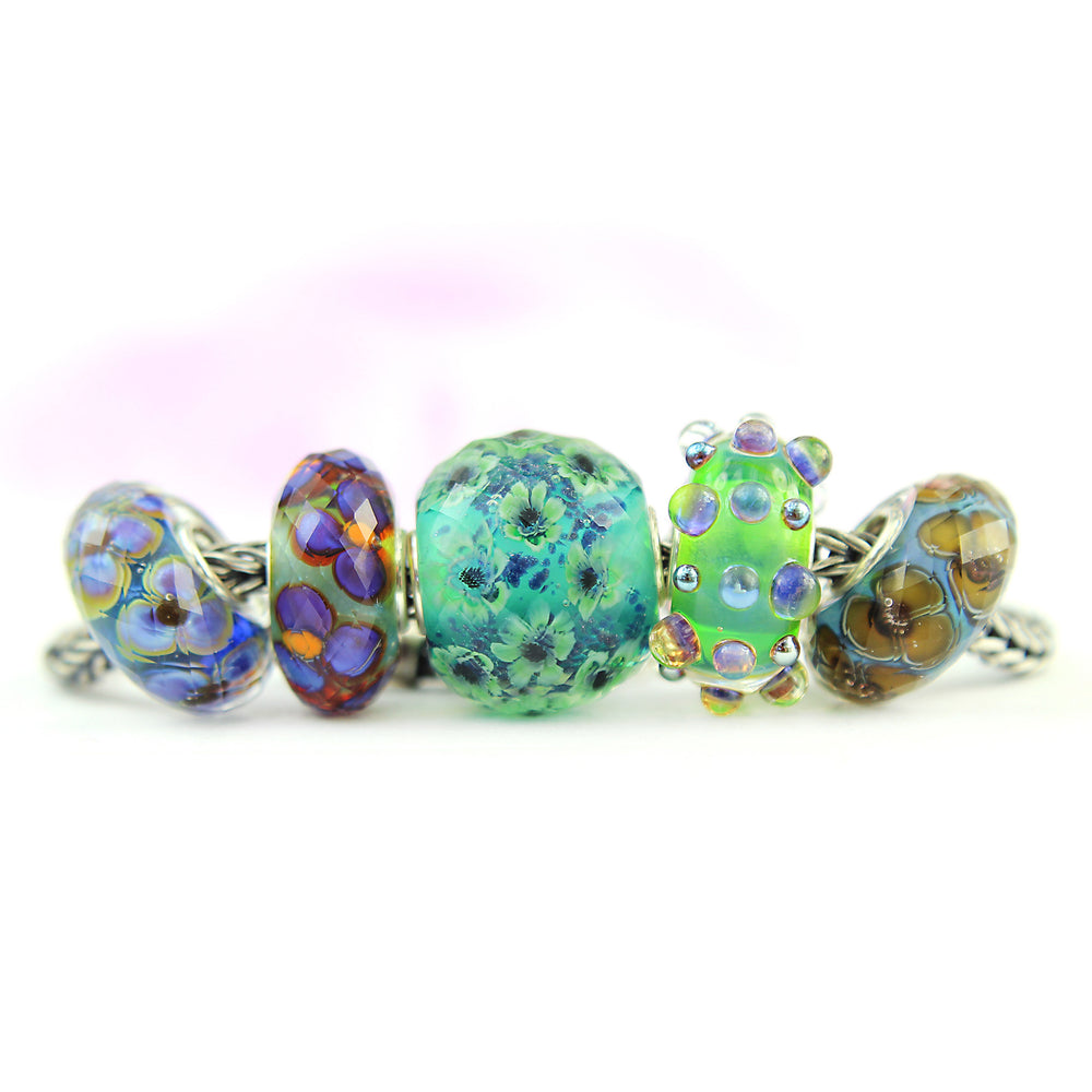 Elfbeads Spring Solstice Flowerworld Fractal  glass Bead by The Alternative Bead. Your official Elfbeads Retailer from Germany