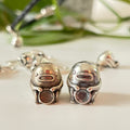 OHM Beads OCTO: Garden Guardian Sterling Silver/Bronze Statue Set  sterling-silver Bead The Alternative Bead