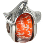 Ogerbeads Mr. Pumpkin – Glass Bead Excluded silver sterling-silver Bead by The Alternative Bead. Your official Ogerbeads Retailer from Germany