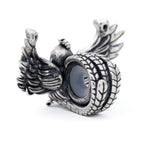 Elfbeads Ice Bird silver sterling-silver Stopper by The Alternative Bead. Your official Elfbeads Retailer from Germany