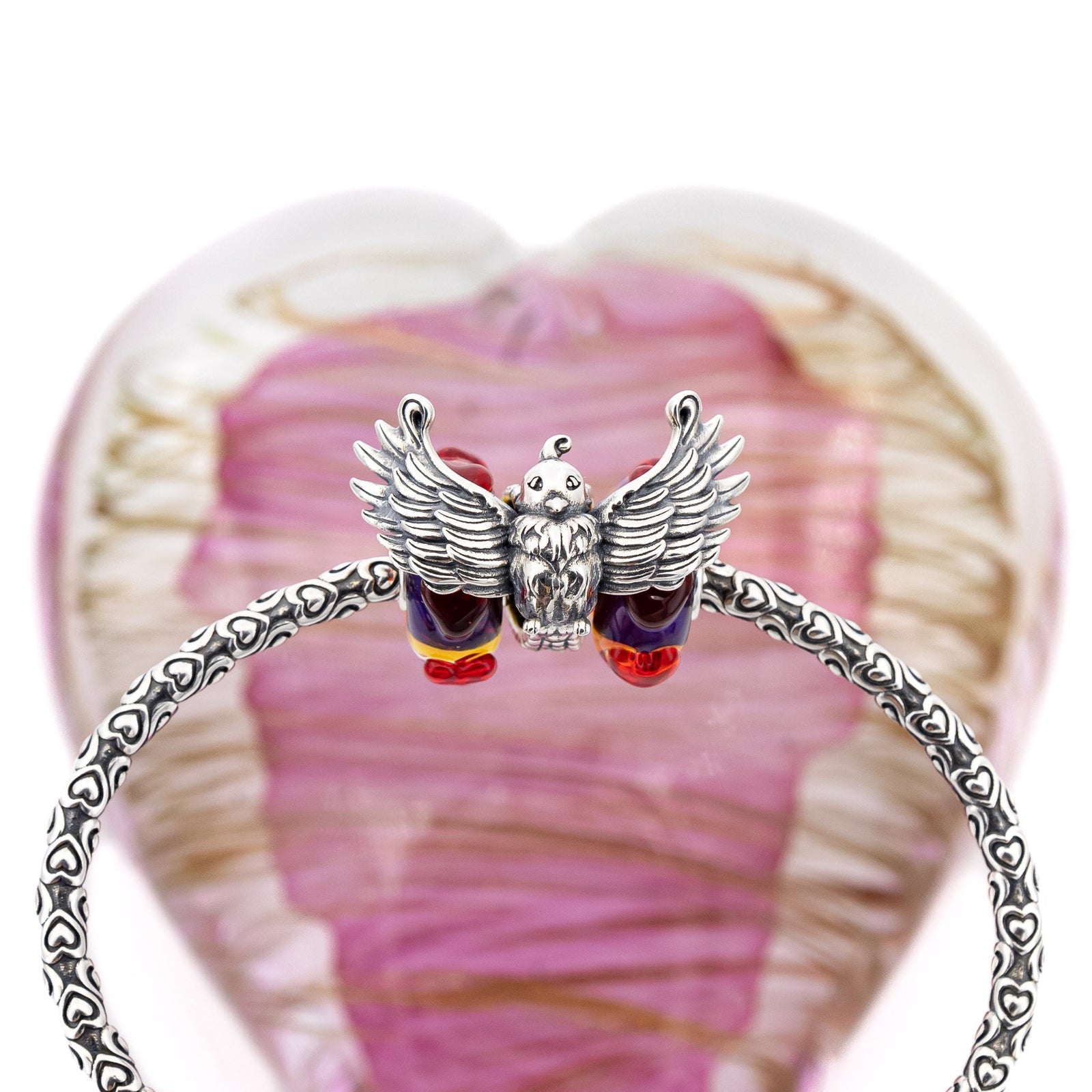 Elfbeads Ice Bird silver sterling-silver Stopper by The Alternative Bead. Your official Elfbeads Retailer from Germany